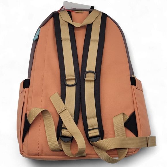 Topo Designs 21L Daypack Classic – Coral/Peppercorn Backpack – Lightweight Nylon - Picture 3 of 7